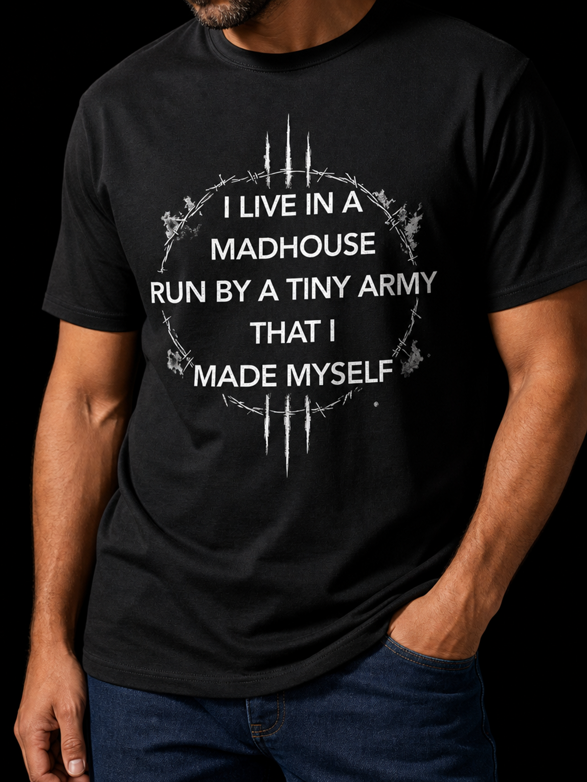 I Live In A-Herre Klassisk T-Skjorte