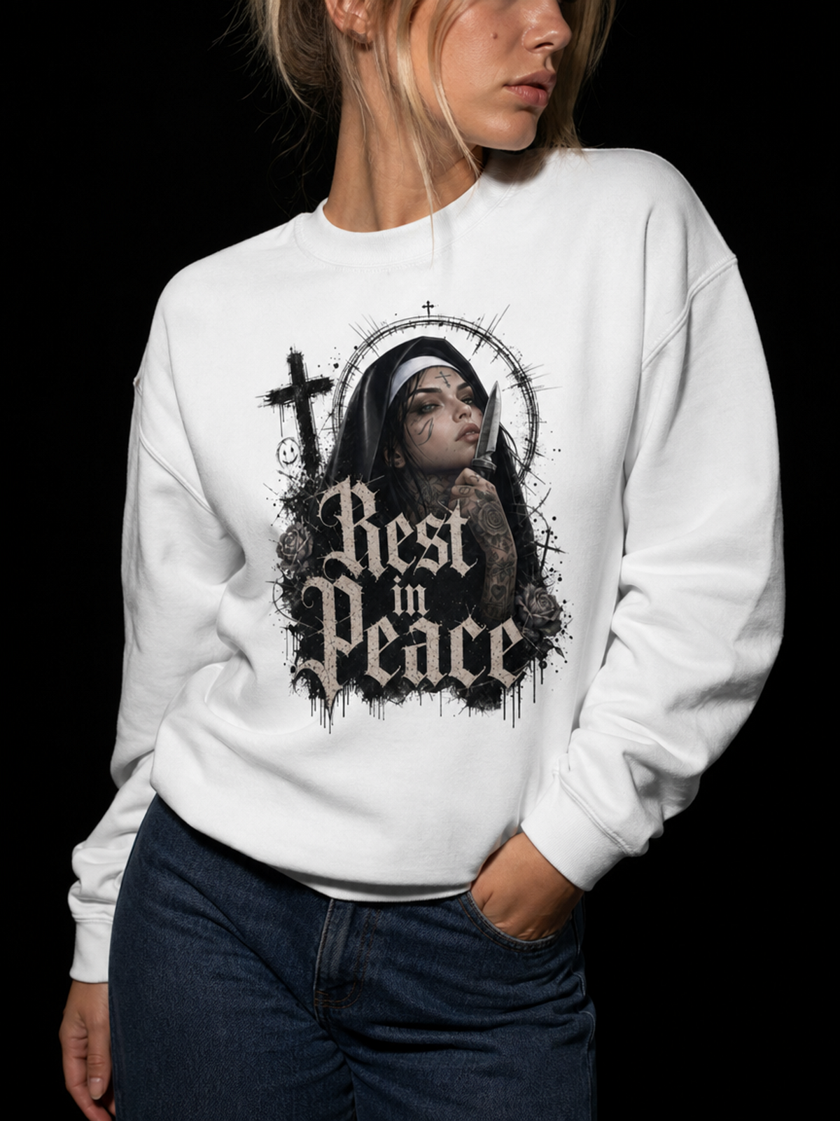 Nonne Rest In Peace-Dame Collegegenser