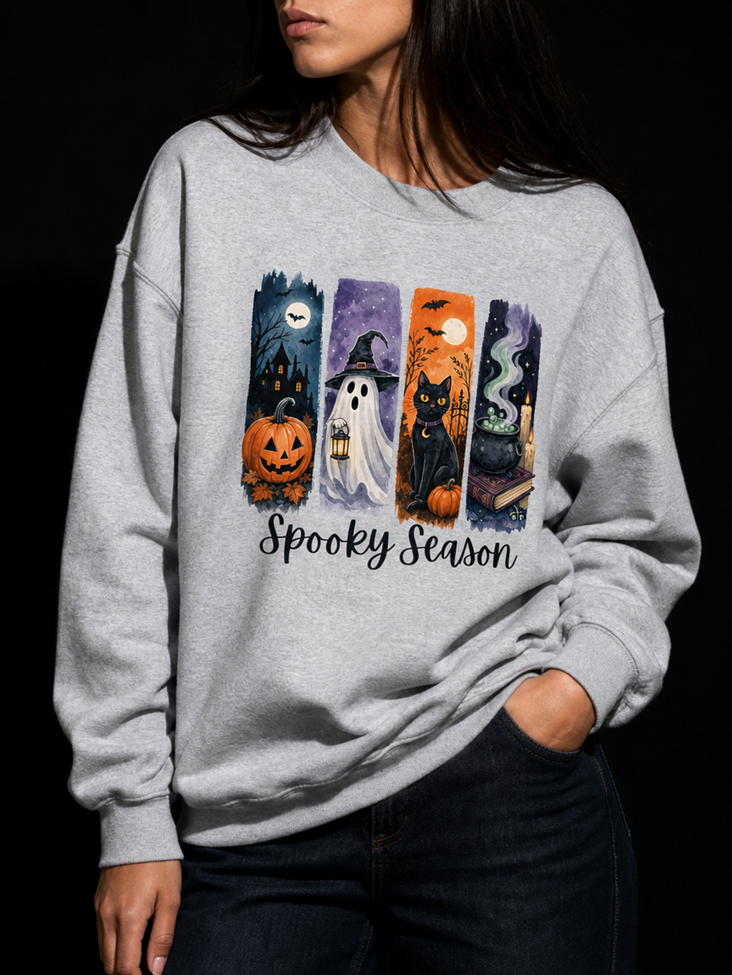 Spooky Season-Dame Collegegenser
