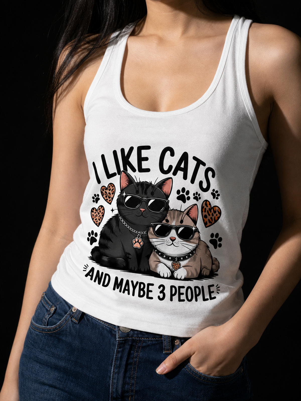 I Like Cats-Dame Singlet