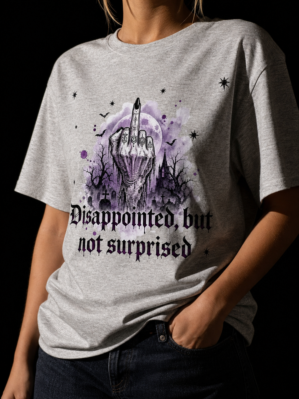 Disappointed-Dame Klassisk T-Skjorte