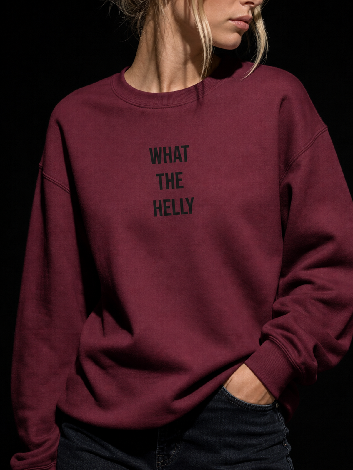 What The Helly-Dame Collegegenser (Brodert tekst)