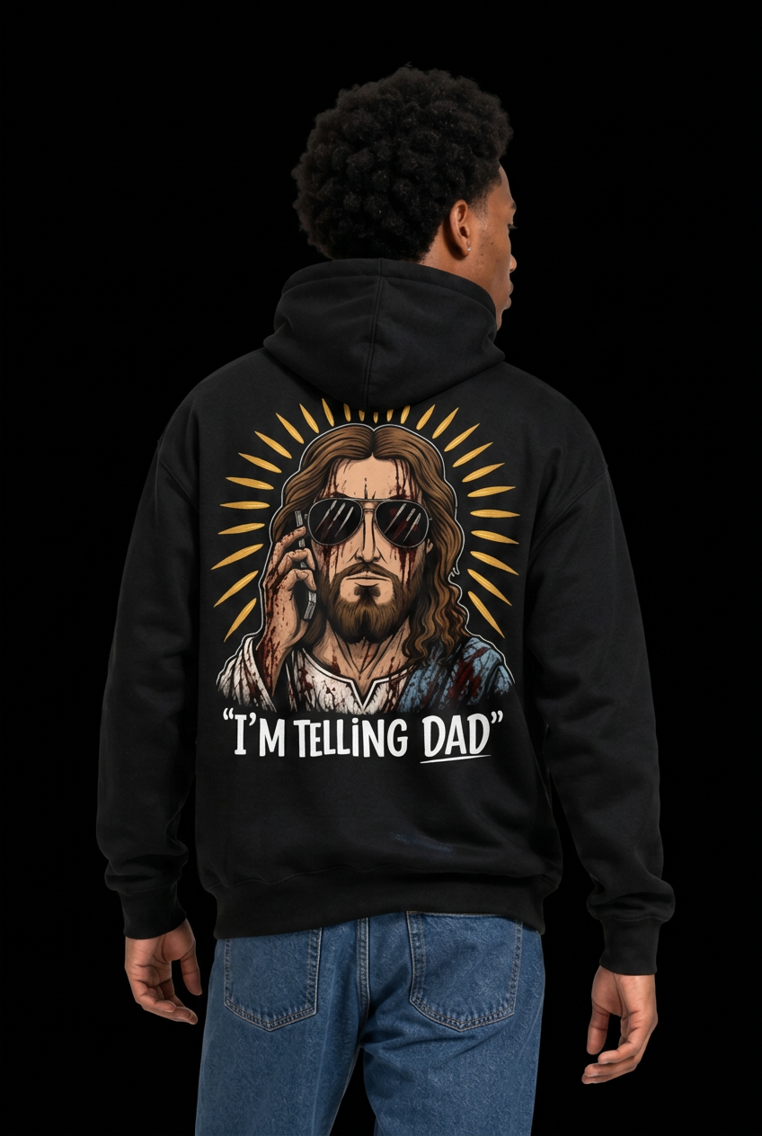 I`m Telling Dad-Herre Hettejakke (XL Print)