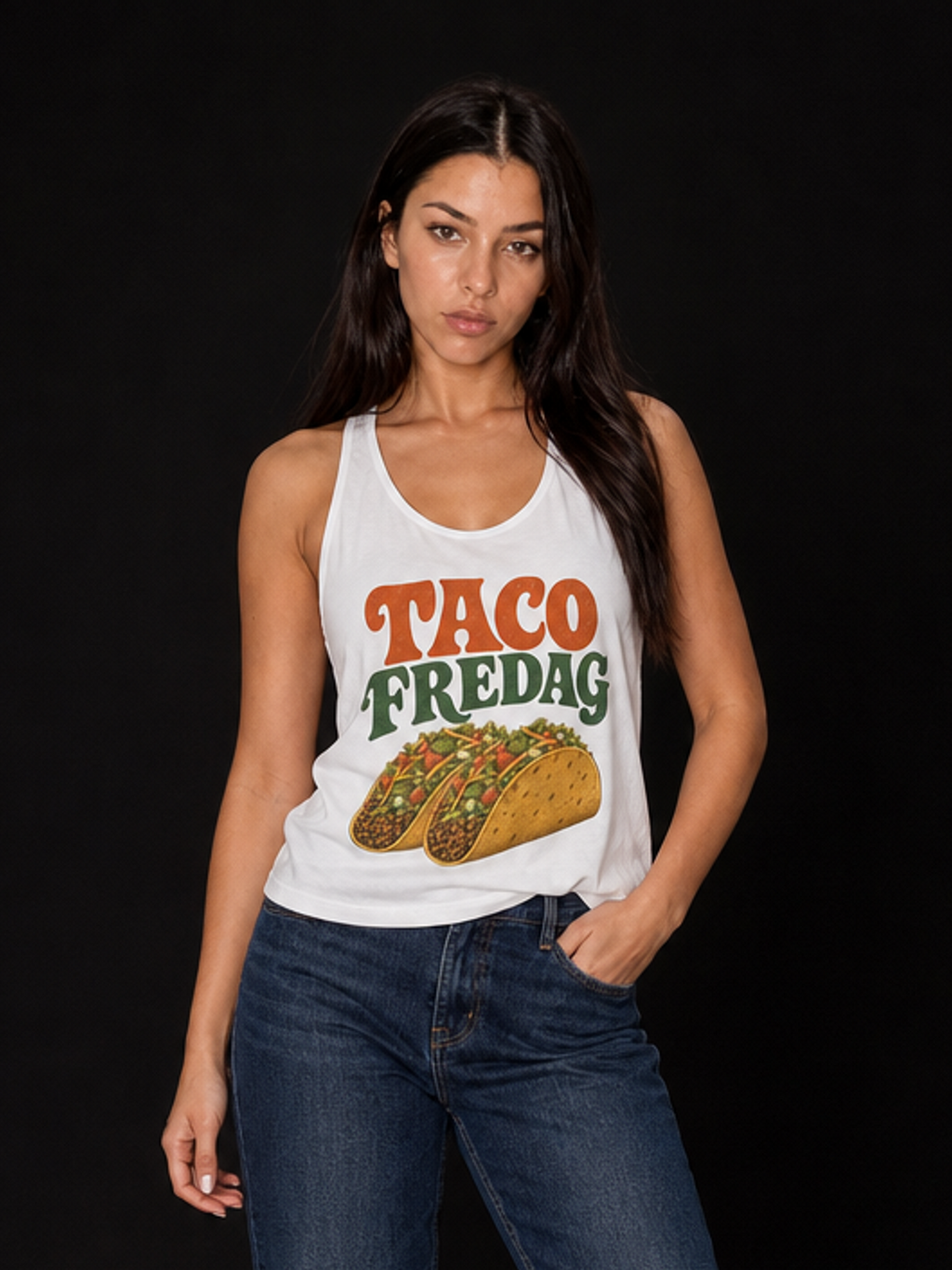 Taco Fredag-Dame Singlet