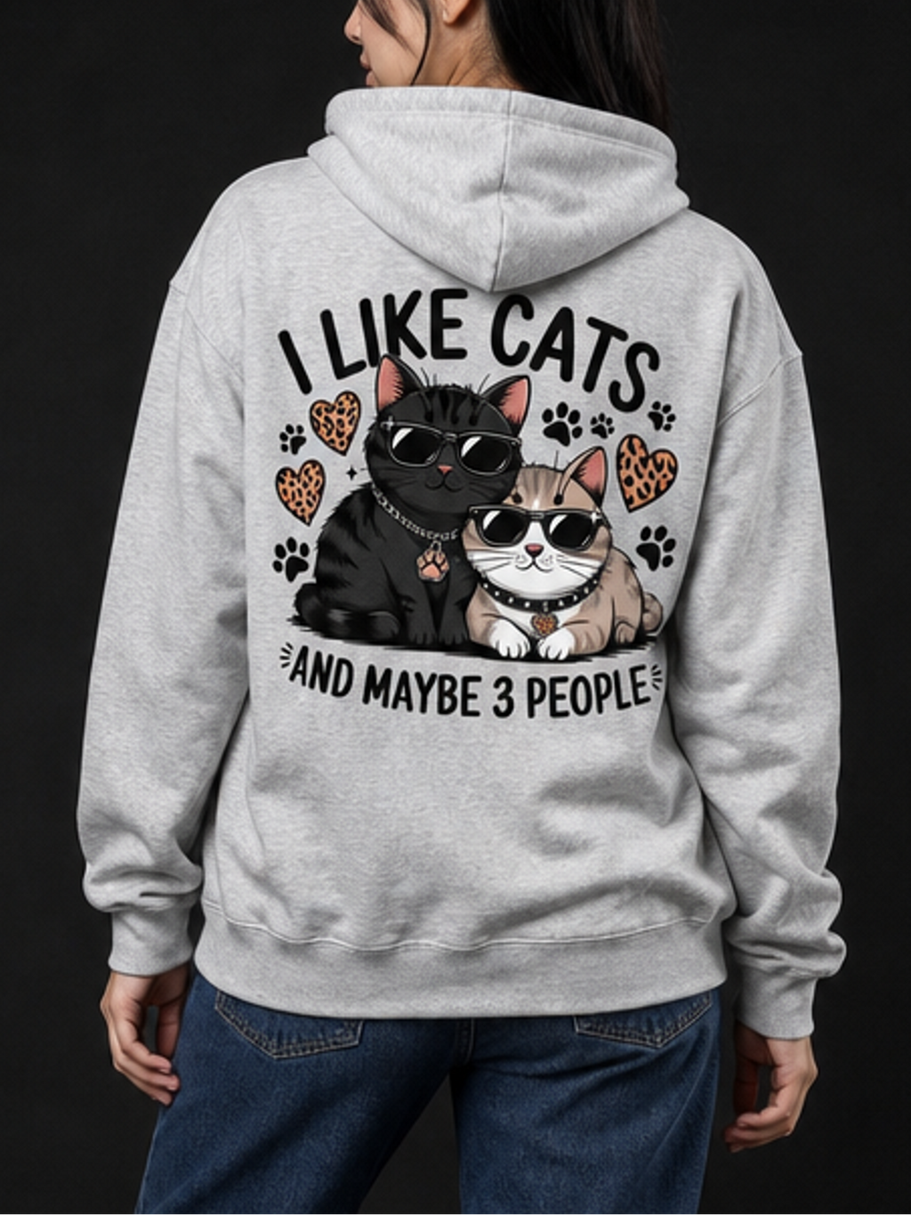 I Like Cats-Dame Hettejakke