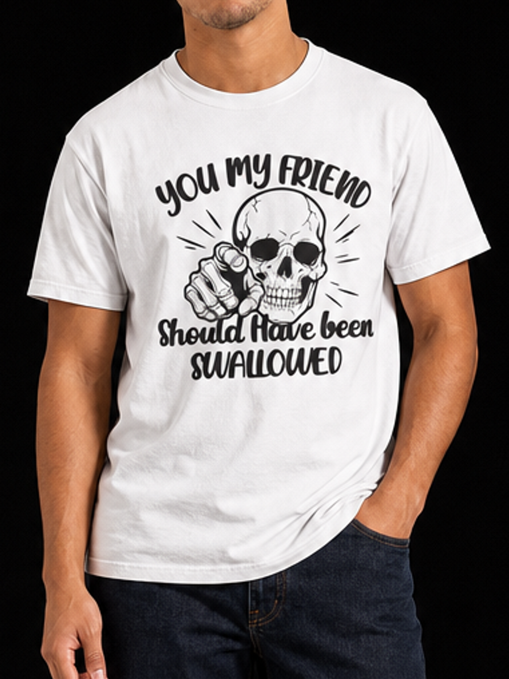 You My Friend-Herre Premium T-Skjorte