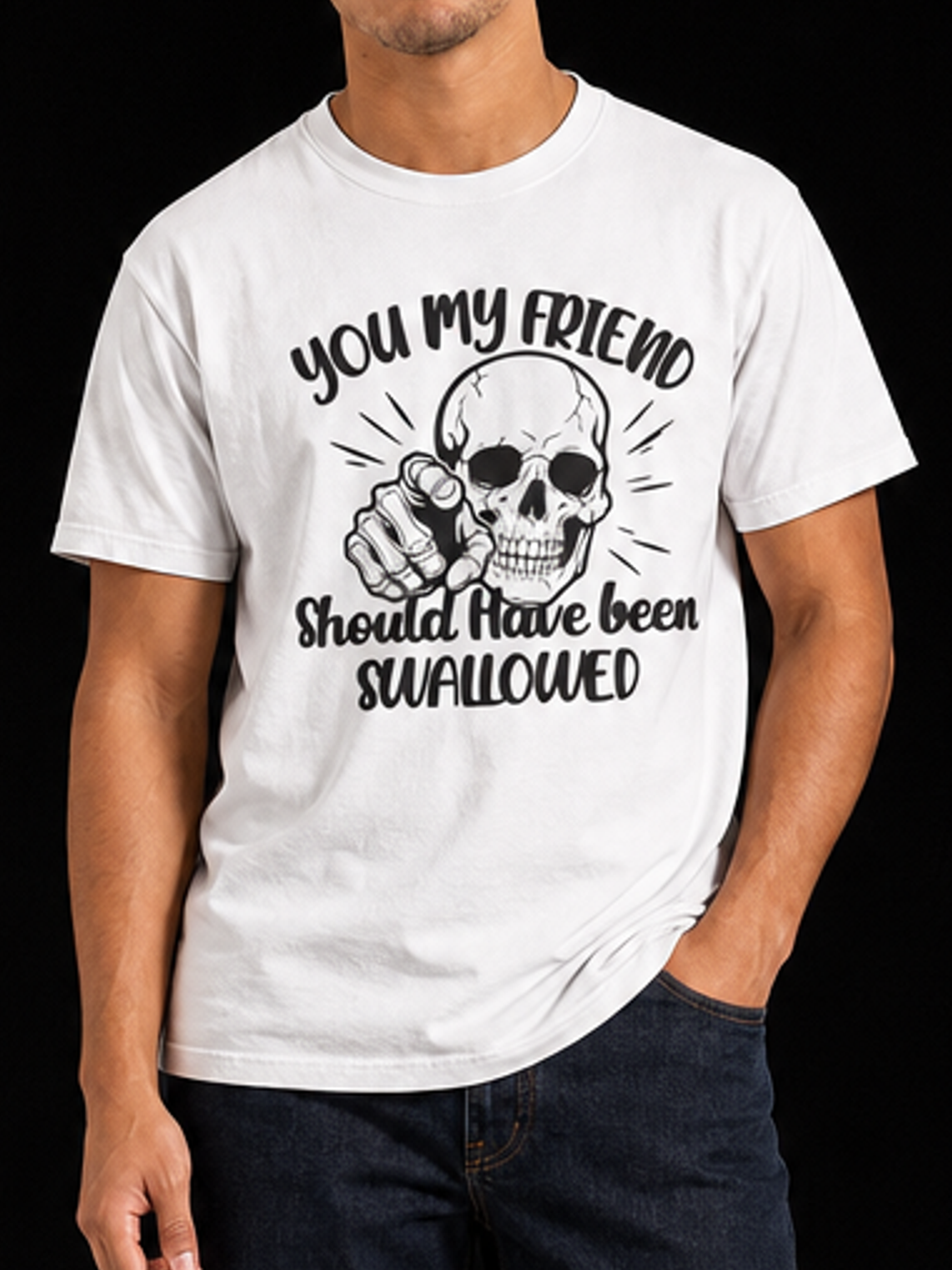 You My Friend-Herre Premium T-Skjorte