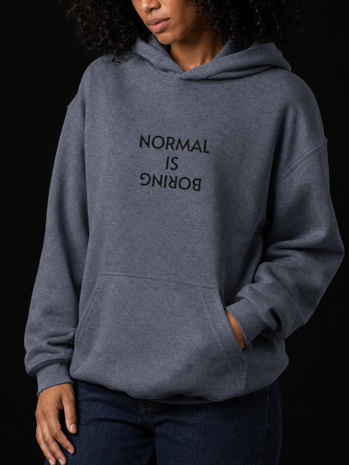 Normal Is Boring-Dame Hettegenser (Brodert tekst)