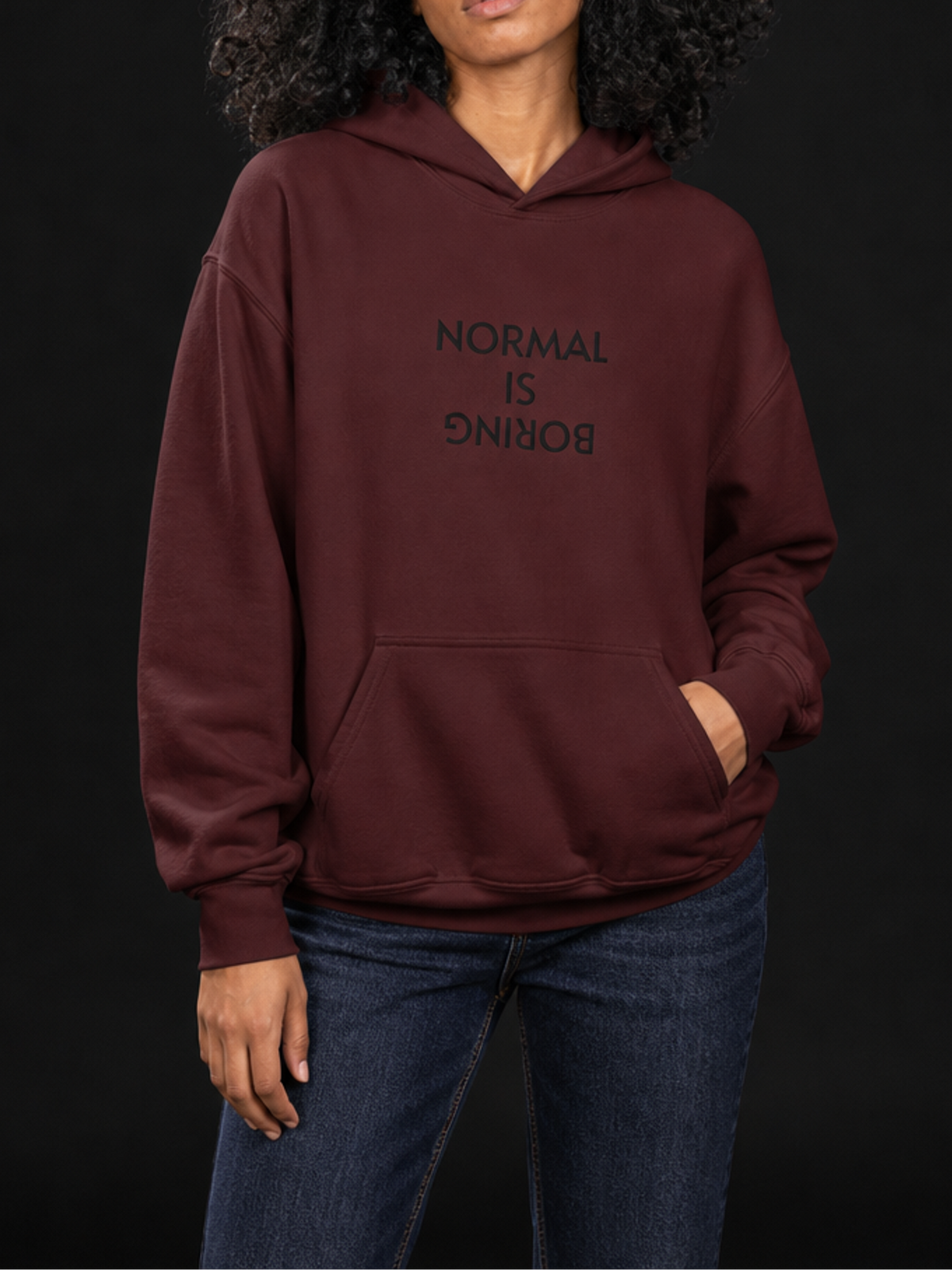 Normal Is Boring-Dame Hettegenser (Brodert tekst)