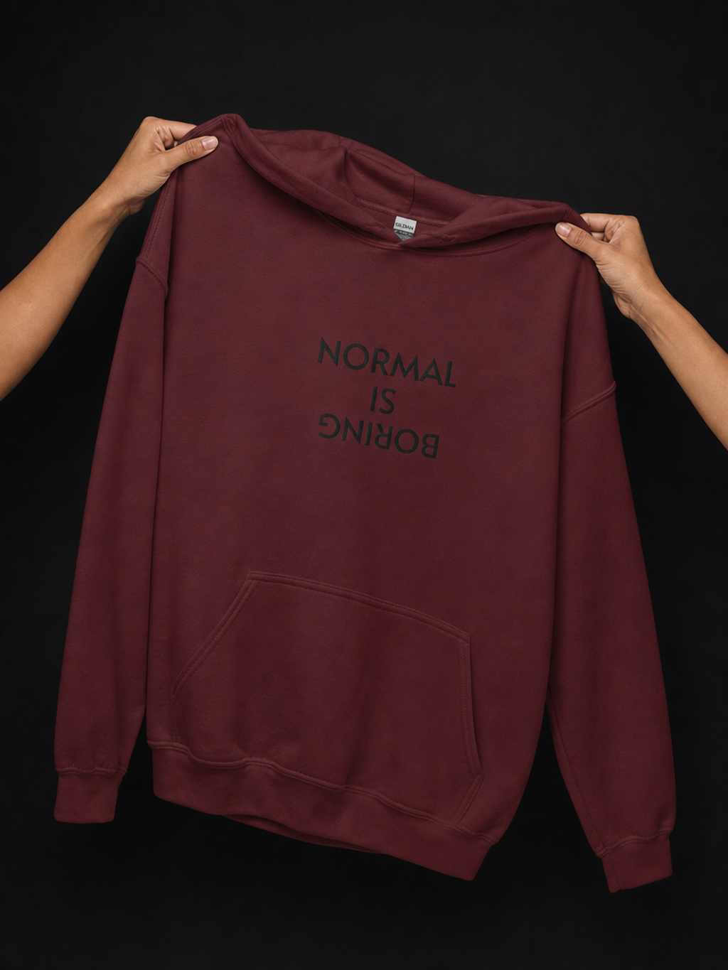 Normal Is Boring-Dame Hettegenser (Brodert tekst)