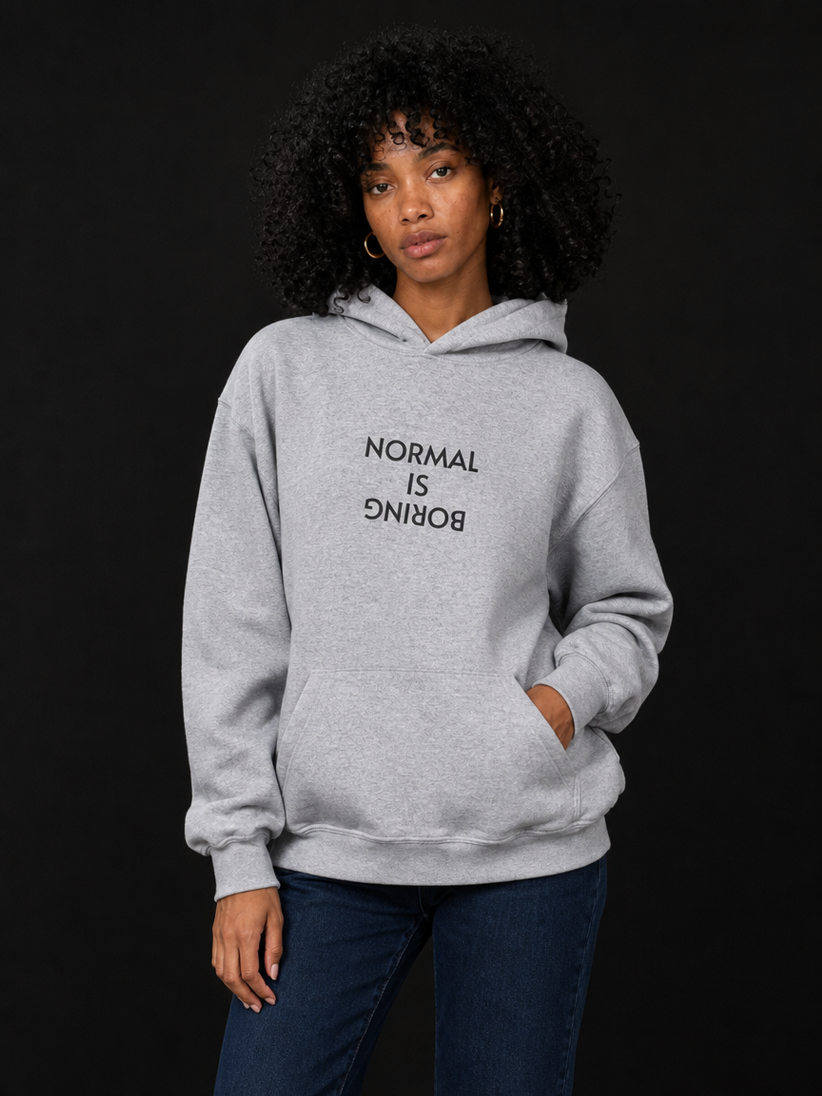 Normal Is Boring-Dame Hettegenser (Brodert tekst)