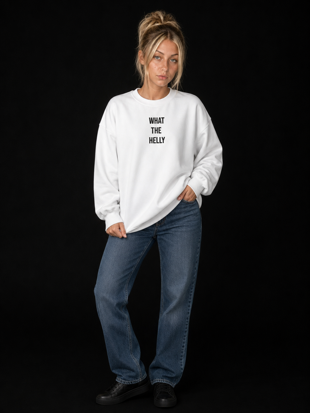 What The Helly-Dame Collegegenser (Brodert tekst)