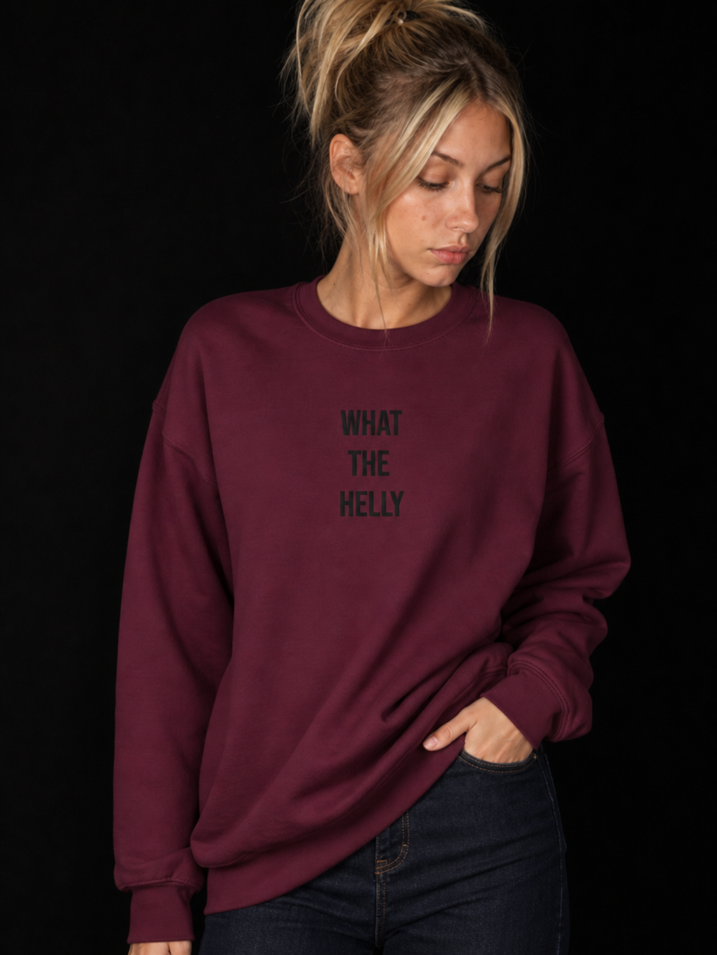 What The Helly-Dame Collegegenser (Brodert tekst)