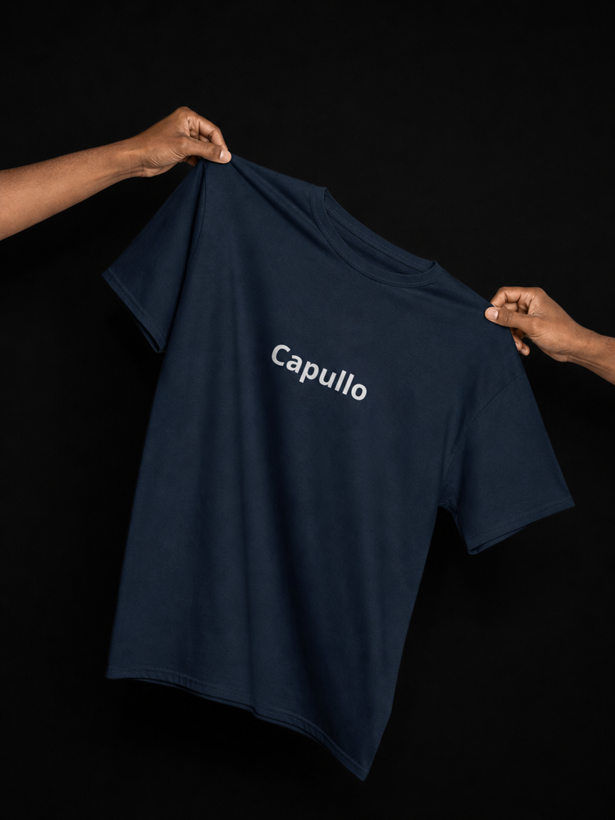 Capullo-Herre Klassisk T-Skjorte (Brodert tekst)