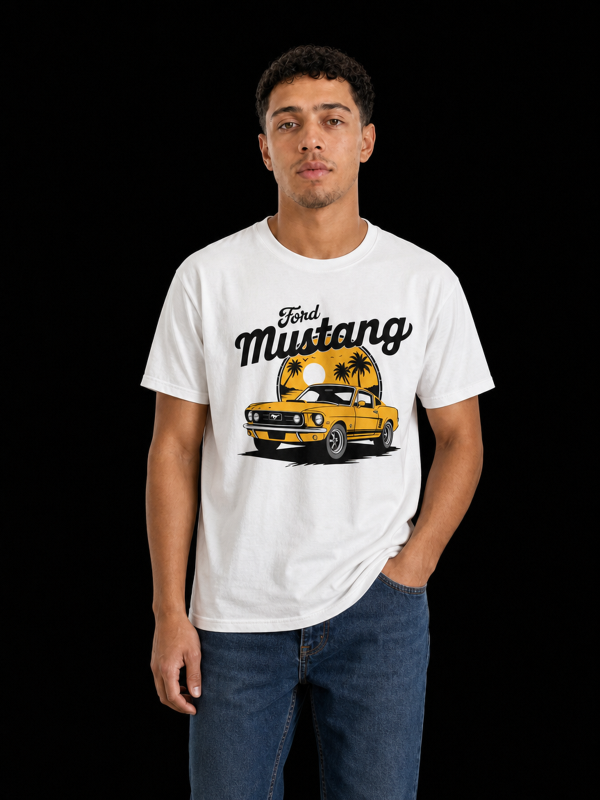 Klassisk Mustang-Herre Klassisk T-Skjorte