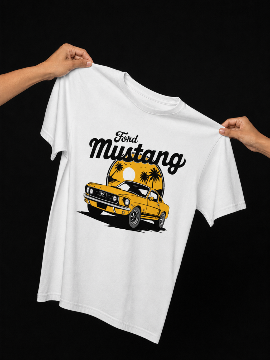 Klassisk Mustang-Herre Klassisk T-Skjorte