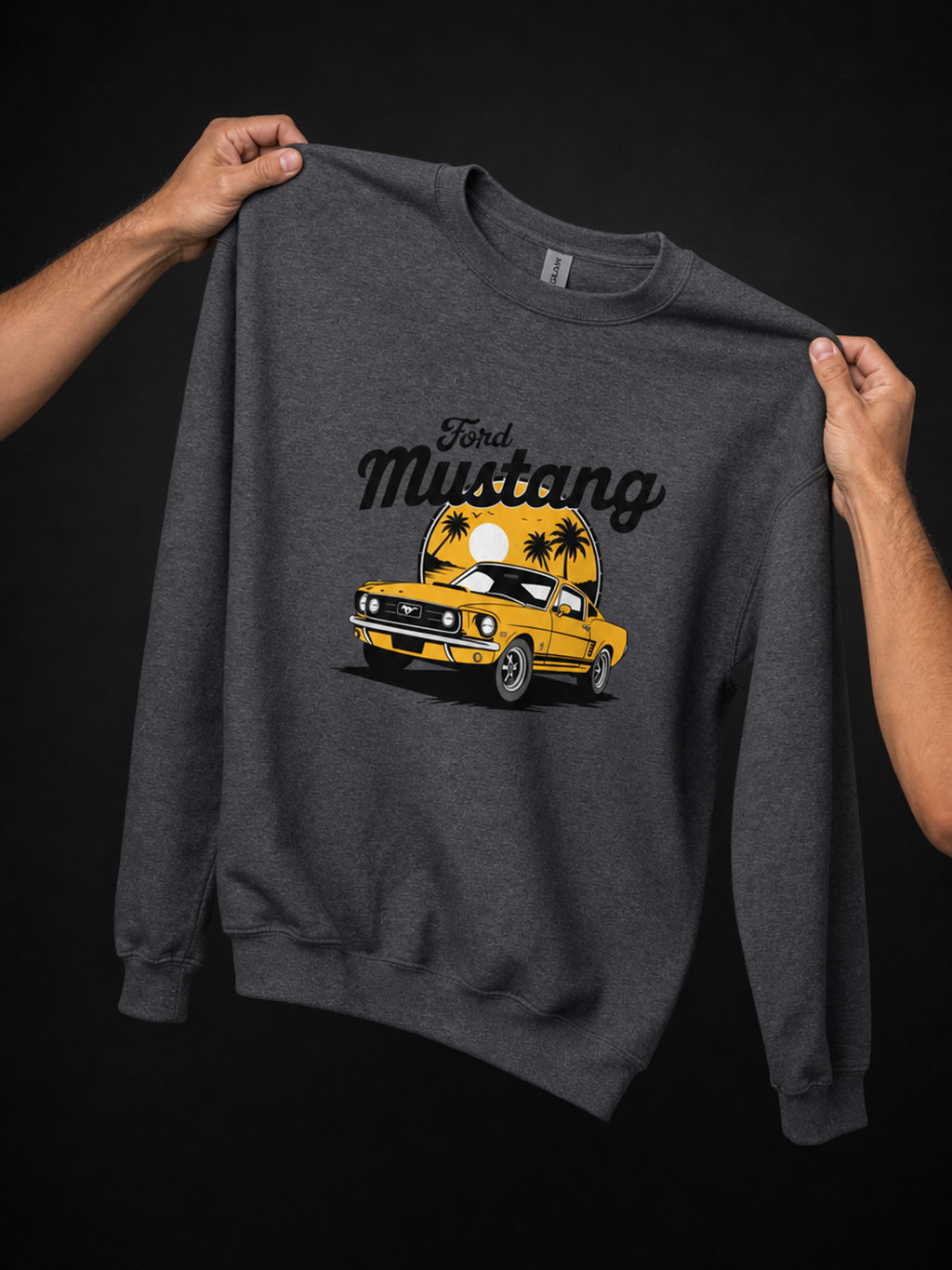 Klassisk Mustang-Herre Collegegenser