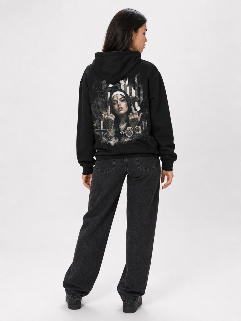 Nonne Faith-Dame Hettejakke (XL Print)