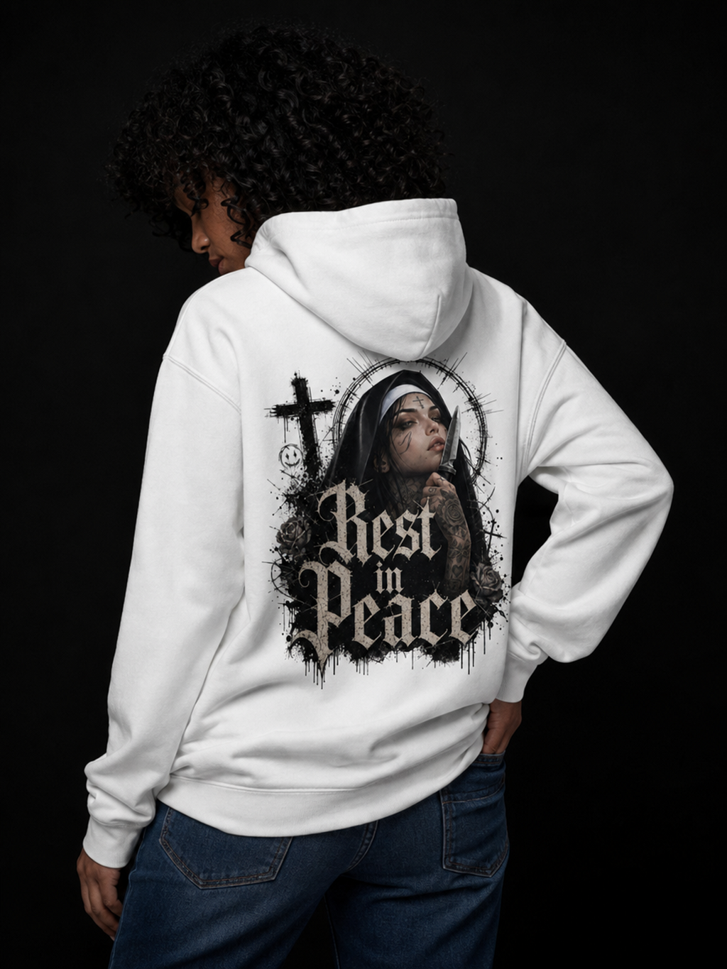 Rest In Peace-Dame Hettejakke (XL Print)
