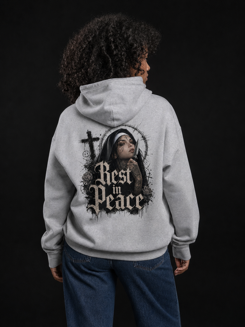 Rest In Peace-Dame Hettejakke (XL Print)