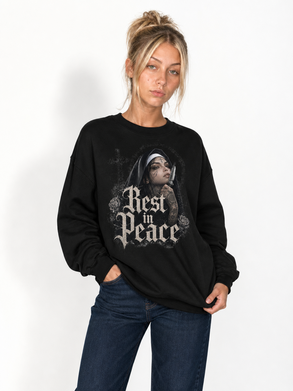 Nonne Rest In Peace-Dame Collegegenser