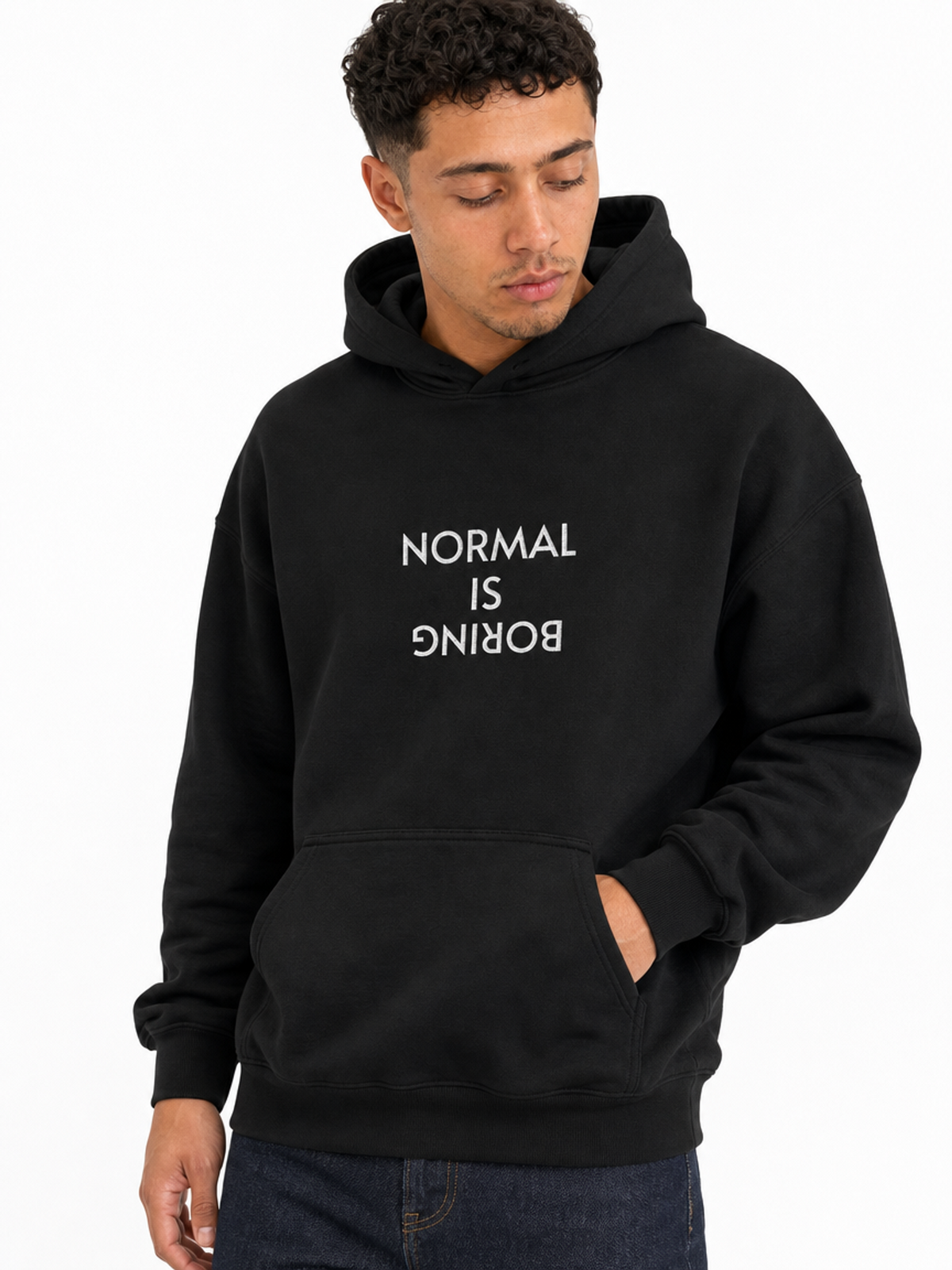 Normal Is Boring-Herre Hettegenser (Brodert tekst)