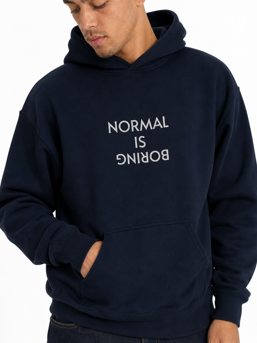 Normal Is Boring-Herre Hettegenser (Brodert tekst)