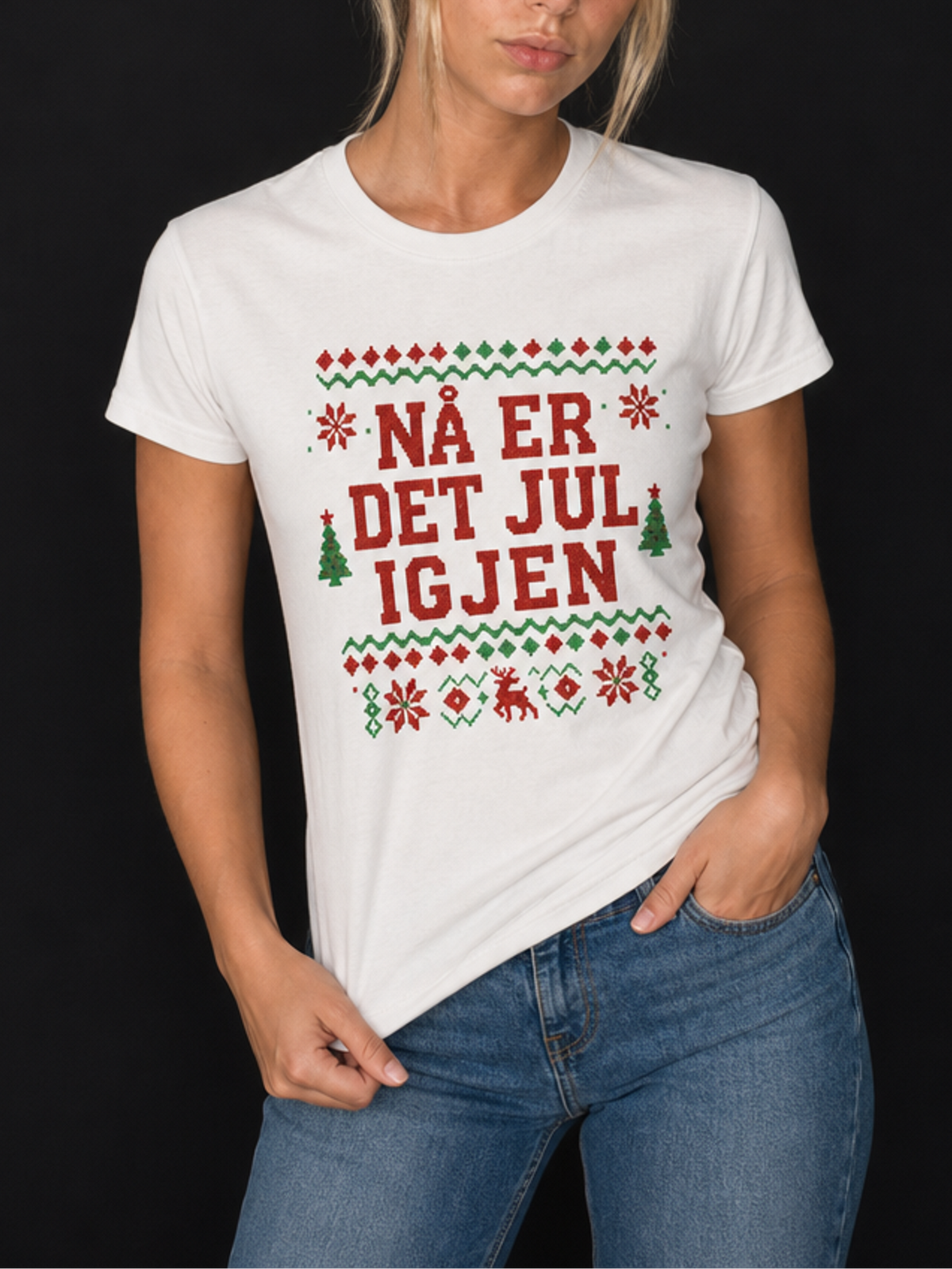 Jul Igjen-Dame T-Skjorte