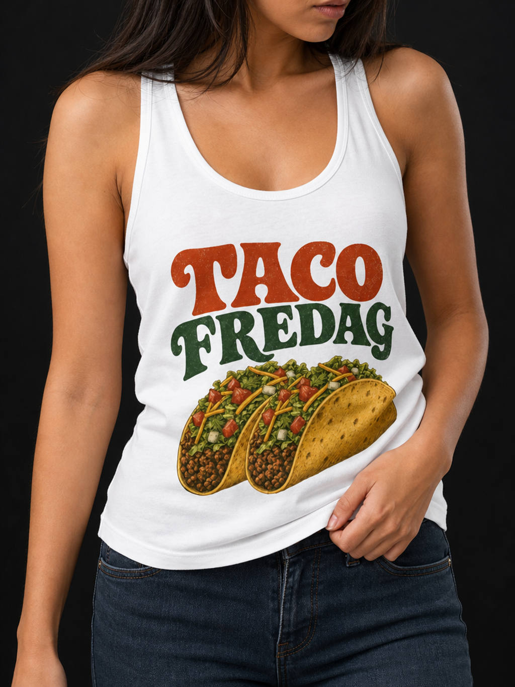Taco Fredag-Dame Singlet