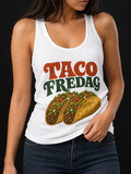 Taco Fredag-Dame Singlet