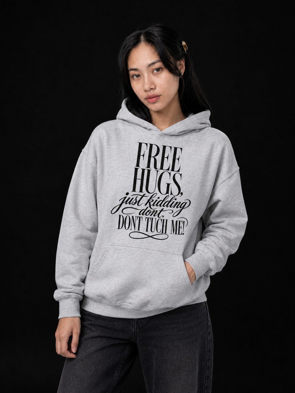 Free Hugs-Dame Hettegenser