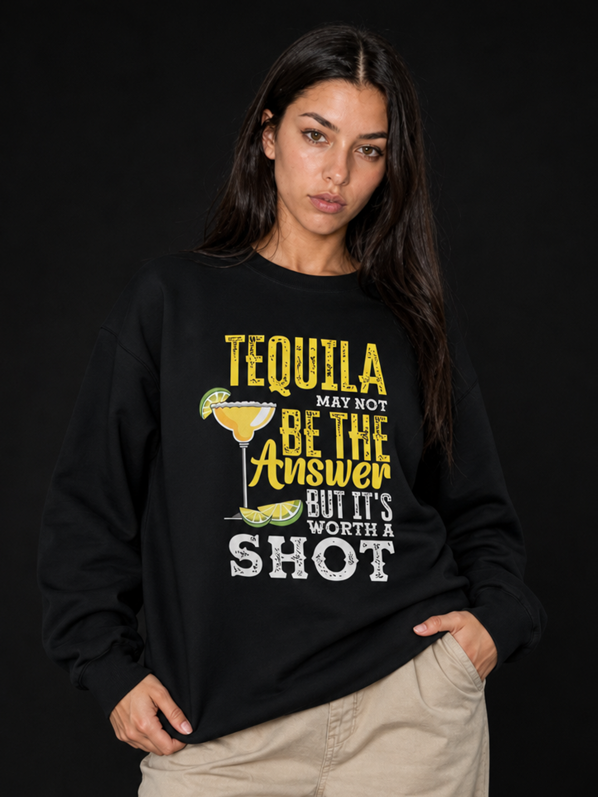 Tequila-Dame Collegegenser