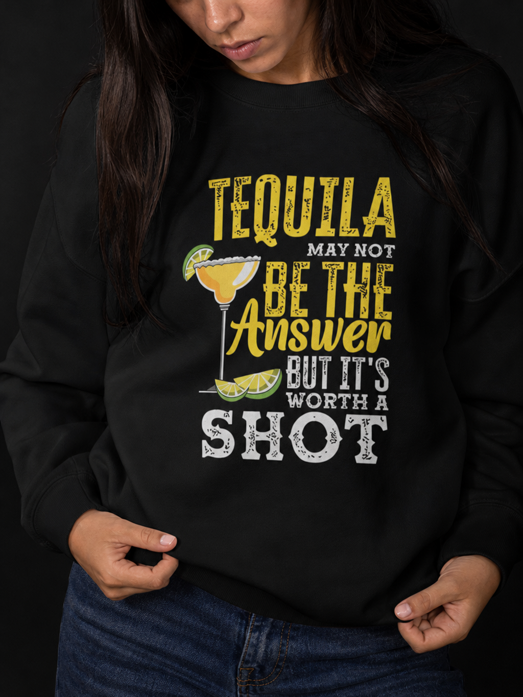 Tequila-Dame Collegegenser