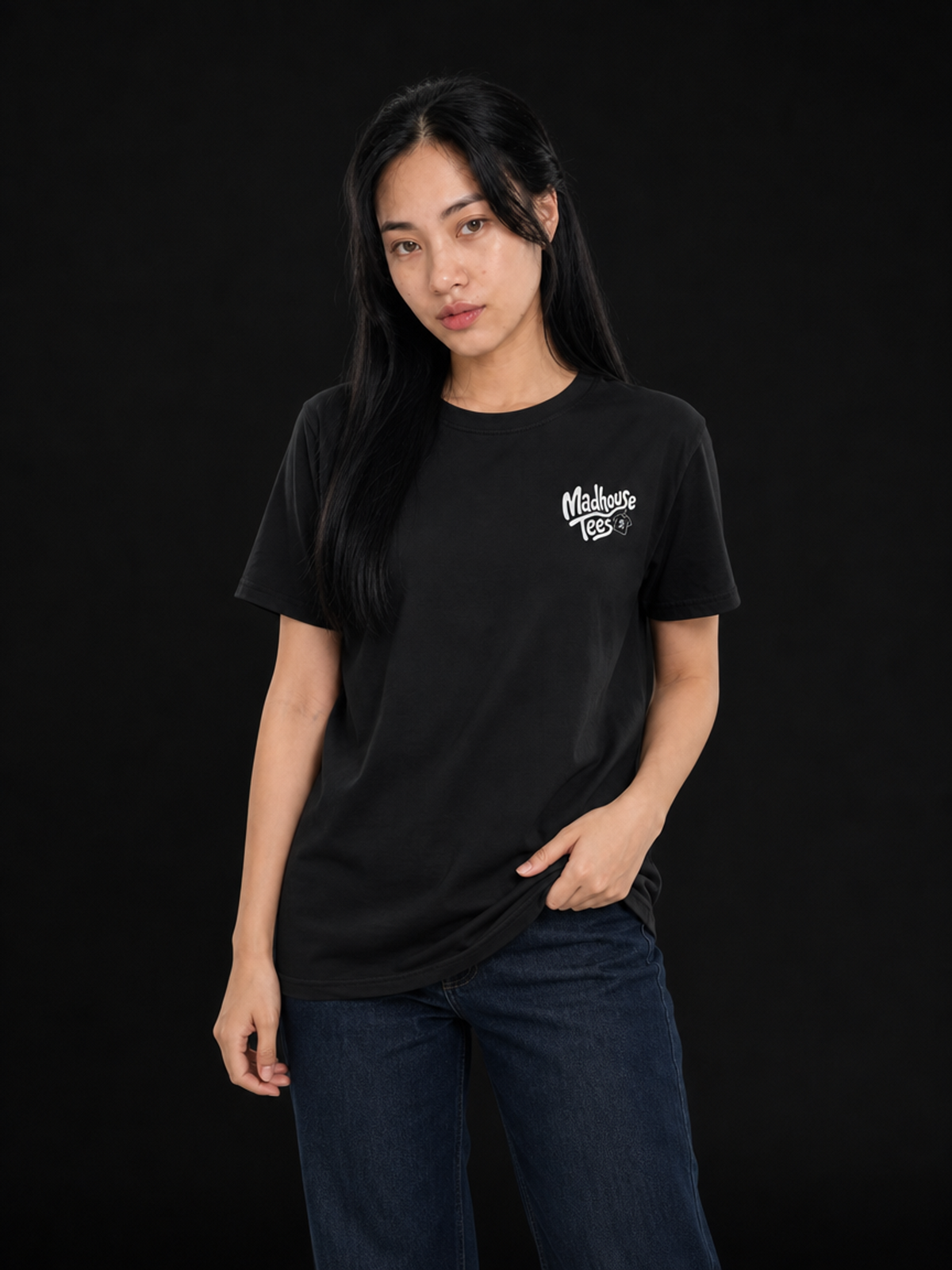 Madhouse Tees-Dame Premium T-Skjorte
