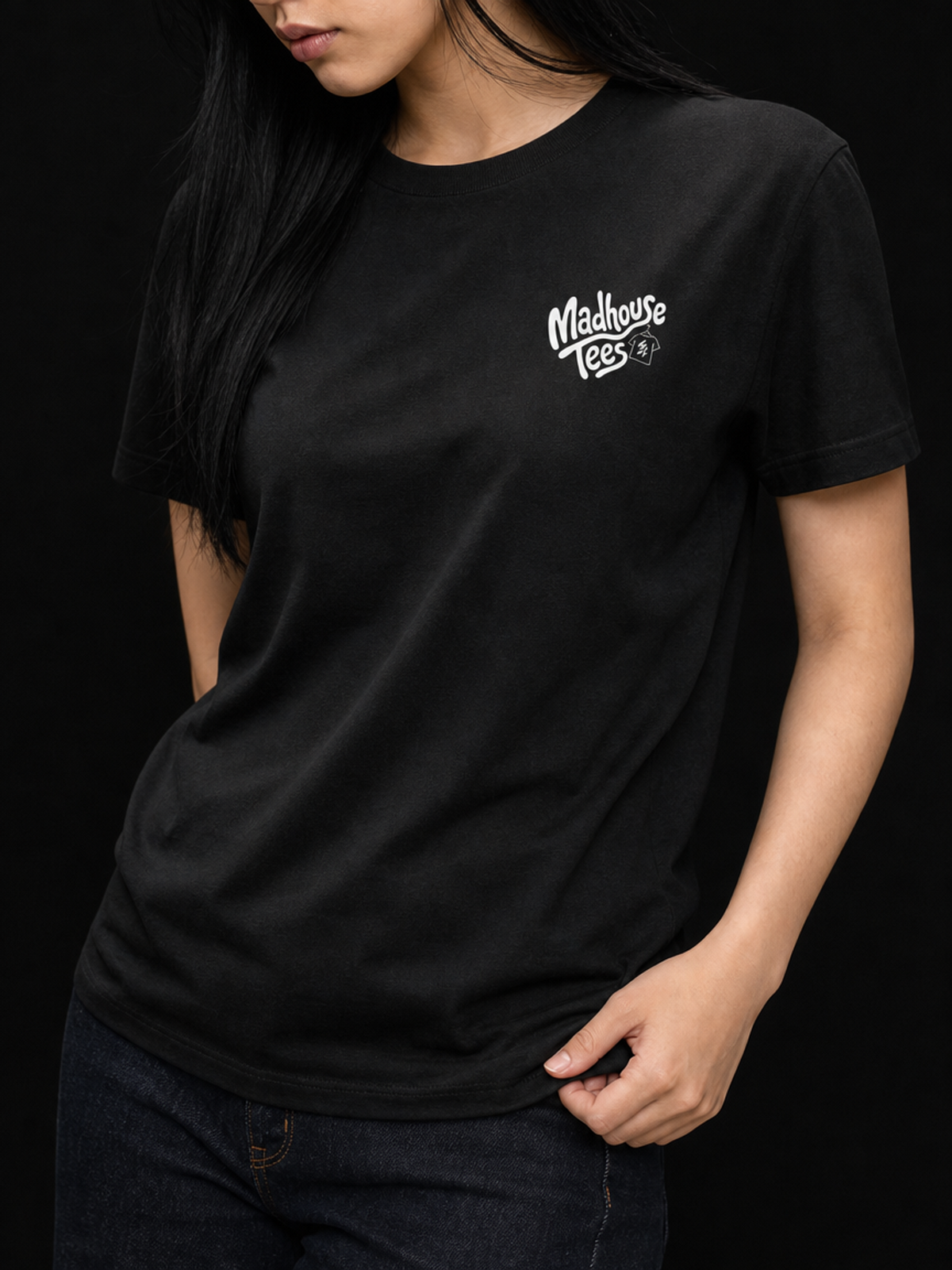 Madhouse Tees-Dame Premium T-Skjorte