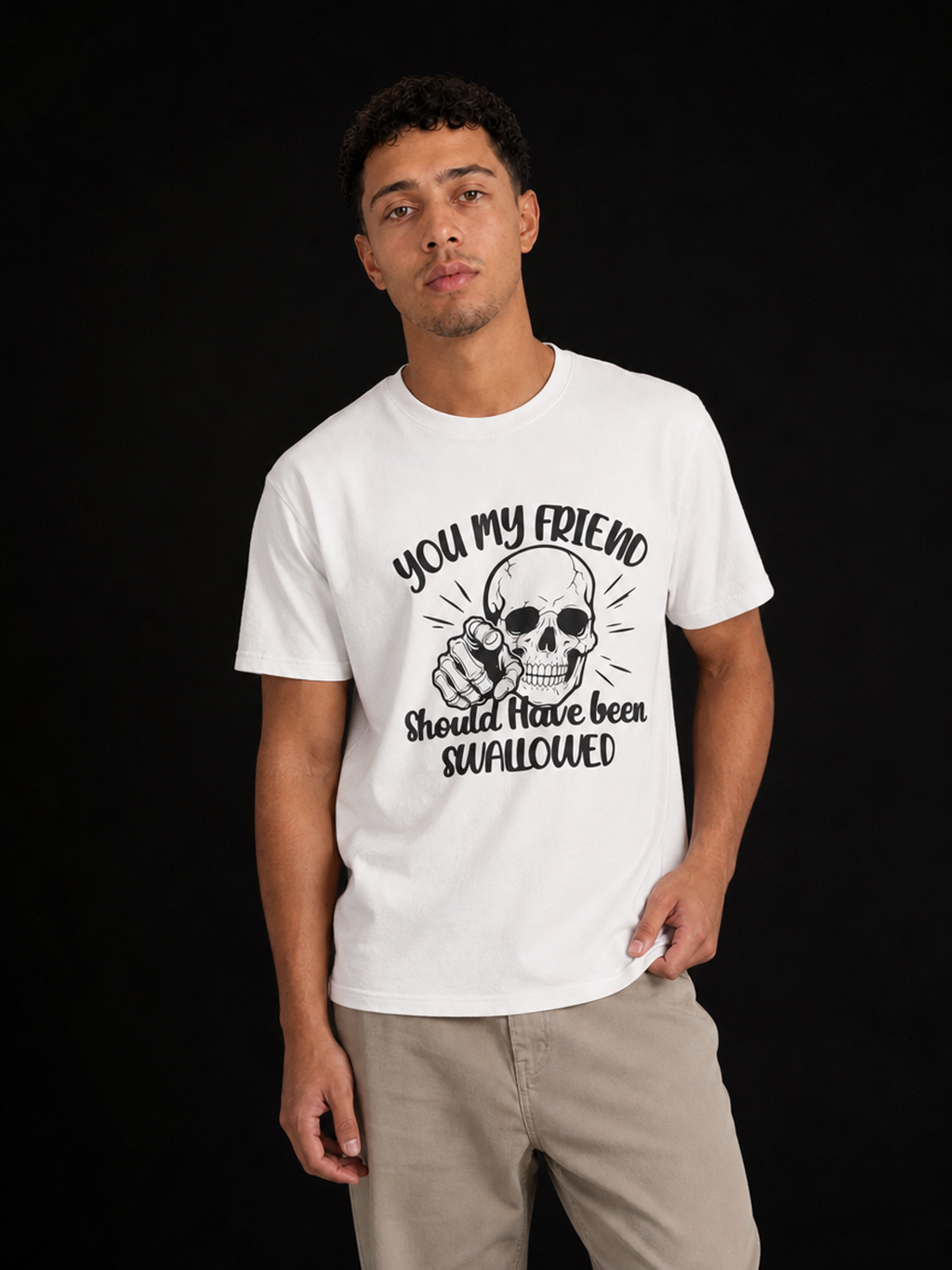 You My Friend-Herre Premium T-Skjorte