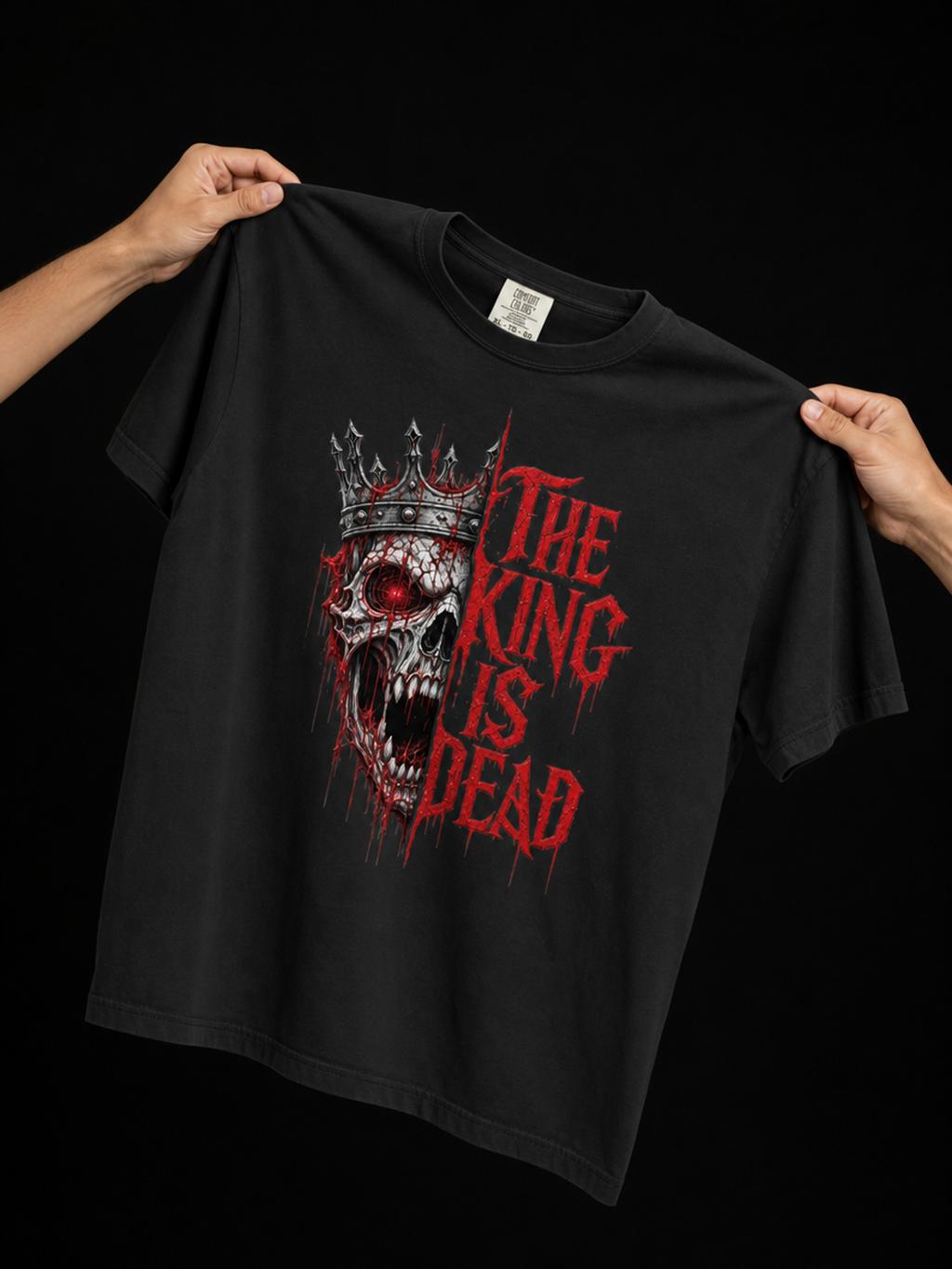 The King-Herre Premium T-Skjorte