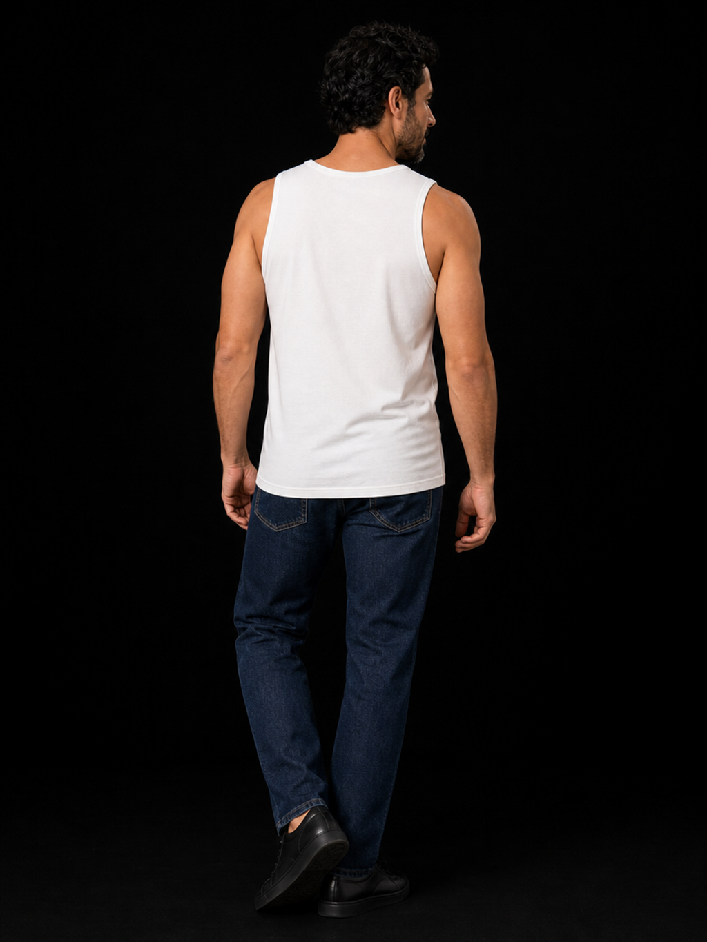Skeleton Man-Herre Singlet