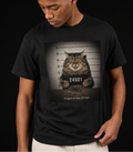 Mugshot Cat-Herre Premium T-Skjorte
