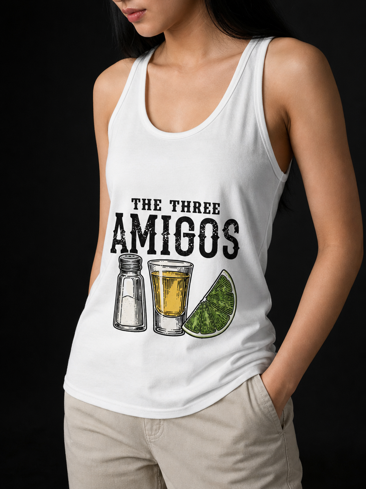 Amigos-Dame Singlet