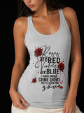 Roses Are Red-Dame Singlet
