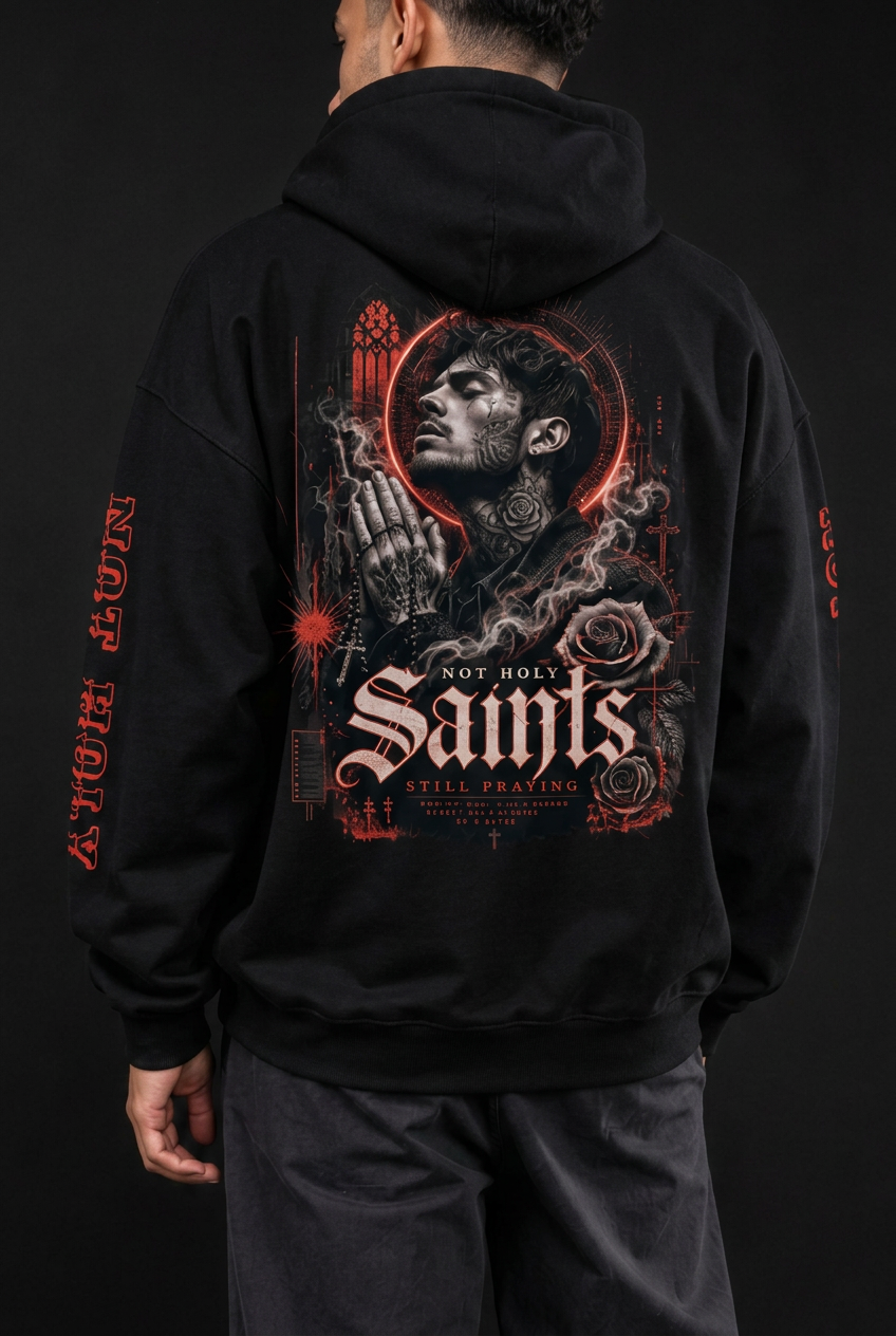 Saints Mann-Herre Hettegenser