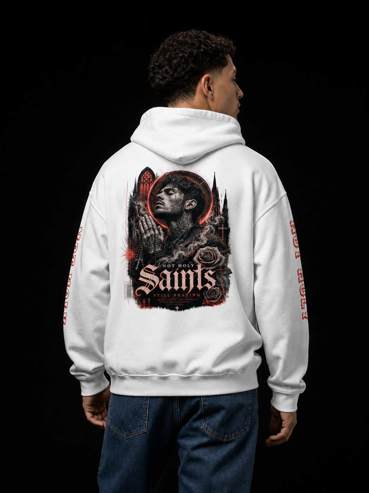 Saints Mann-Herre Hettegenser