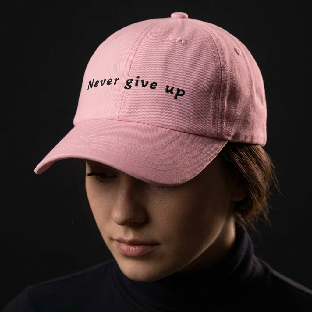 Never Give Up-Klassisk caps