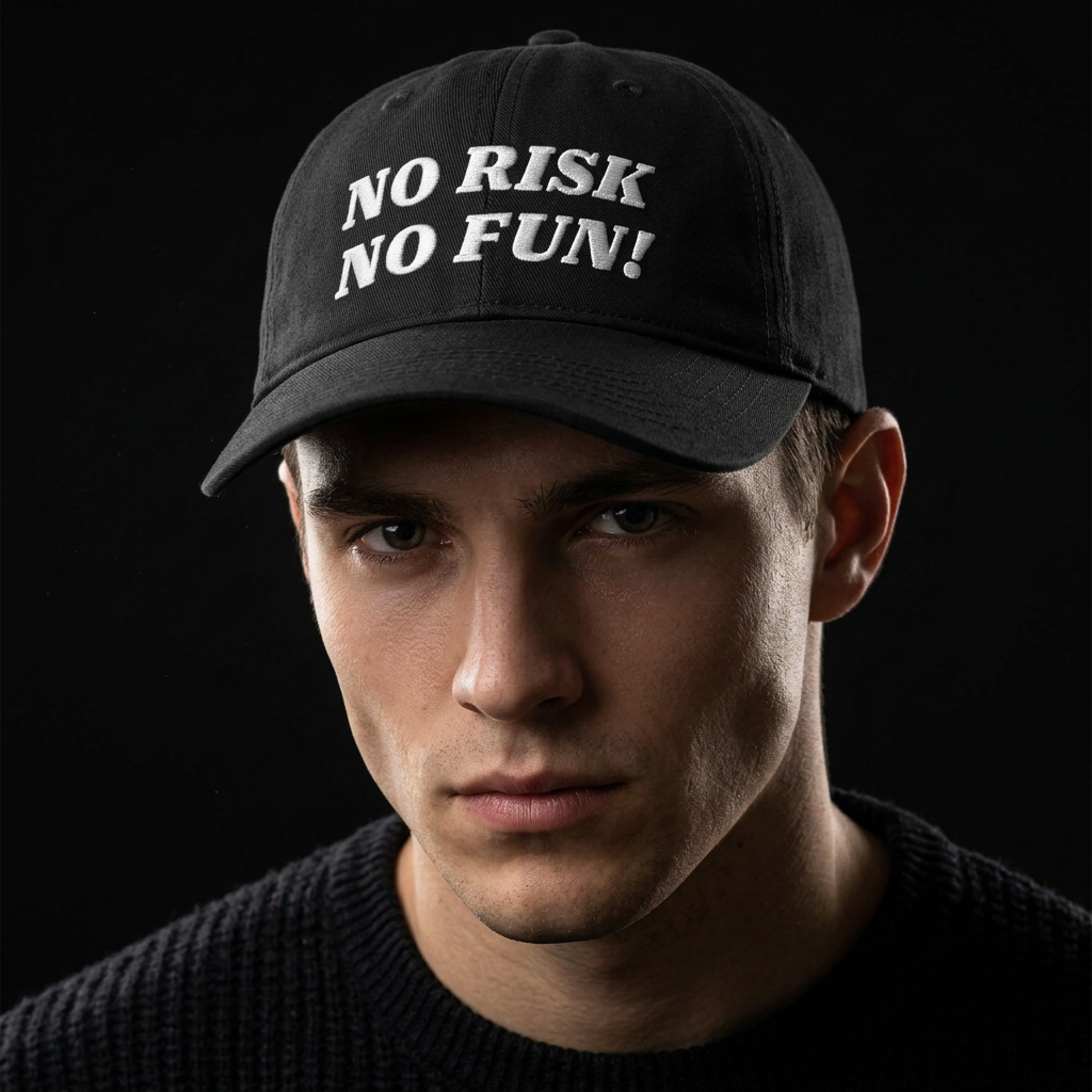 No Fun-Caps i vasket bomull