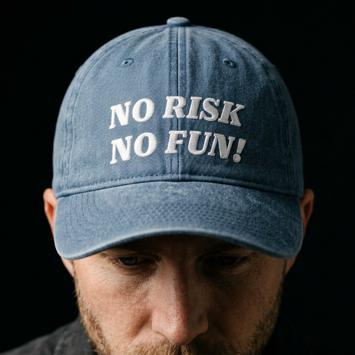 No Fun-Caps i vasket bomull