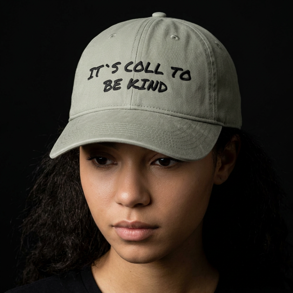 Be Kind-Caps i vasket bomull