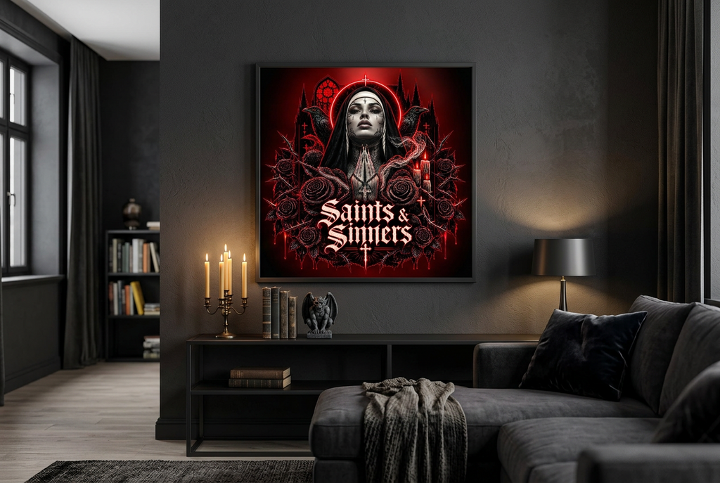 Saints & Sinners-Plakat 61x61 cm