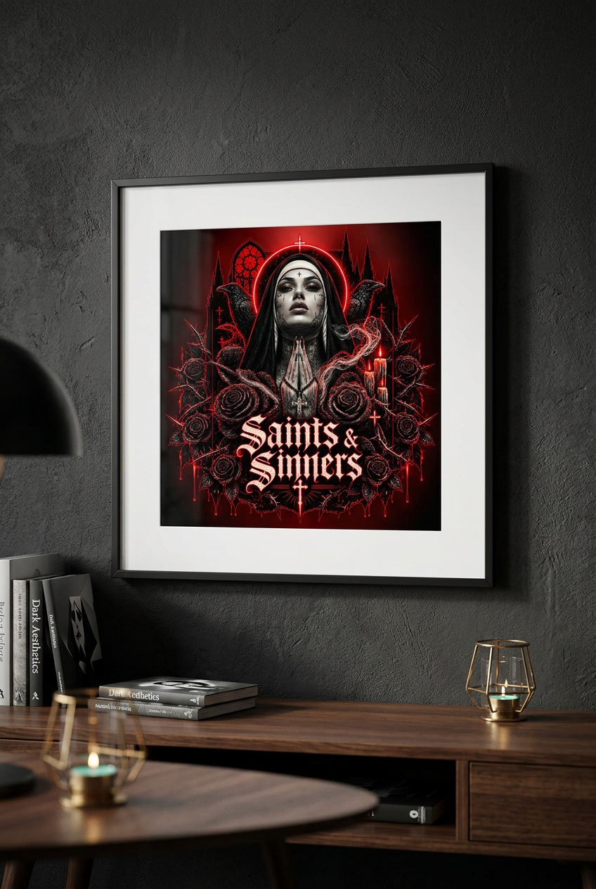 Saints & Sinners-Plakat 61x61 cm