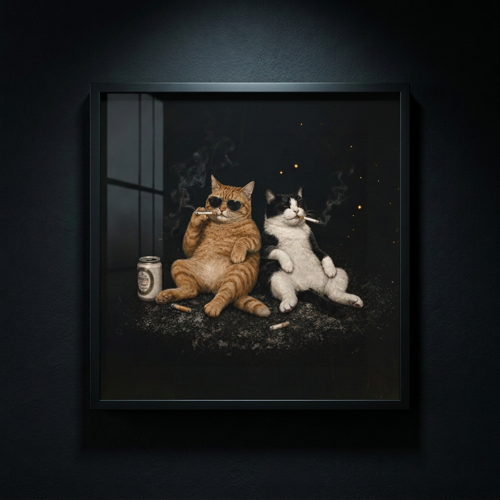 Bad Company-Plakat-45x45cm